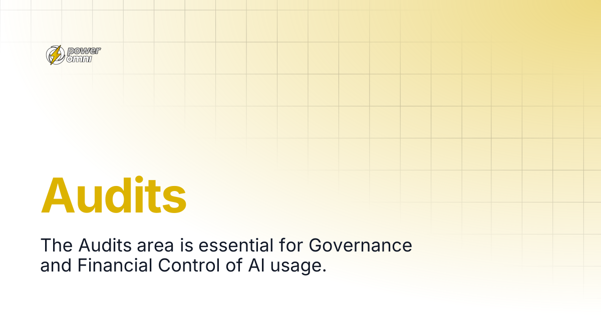 Audits | Power Omni Docs